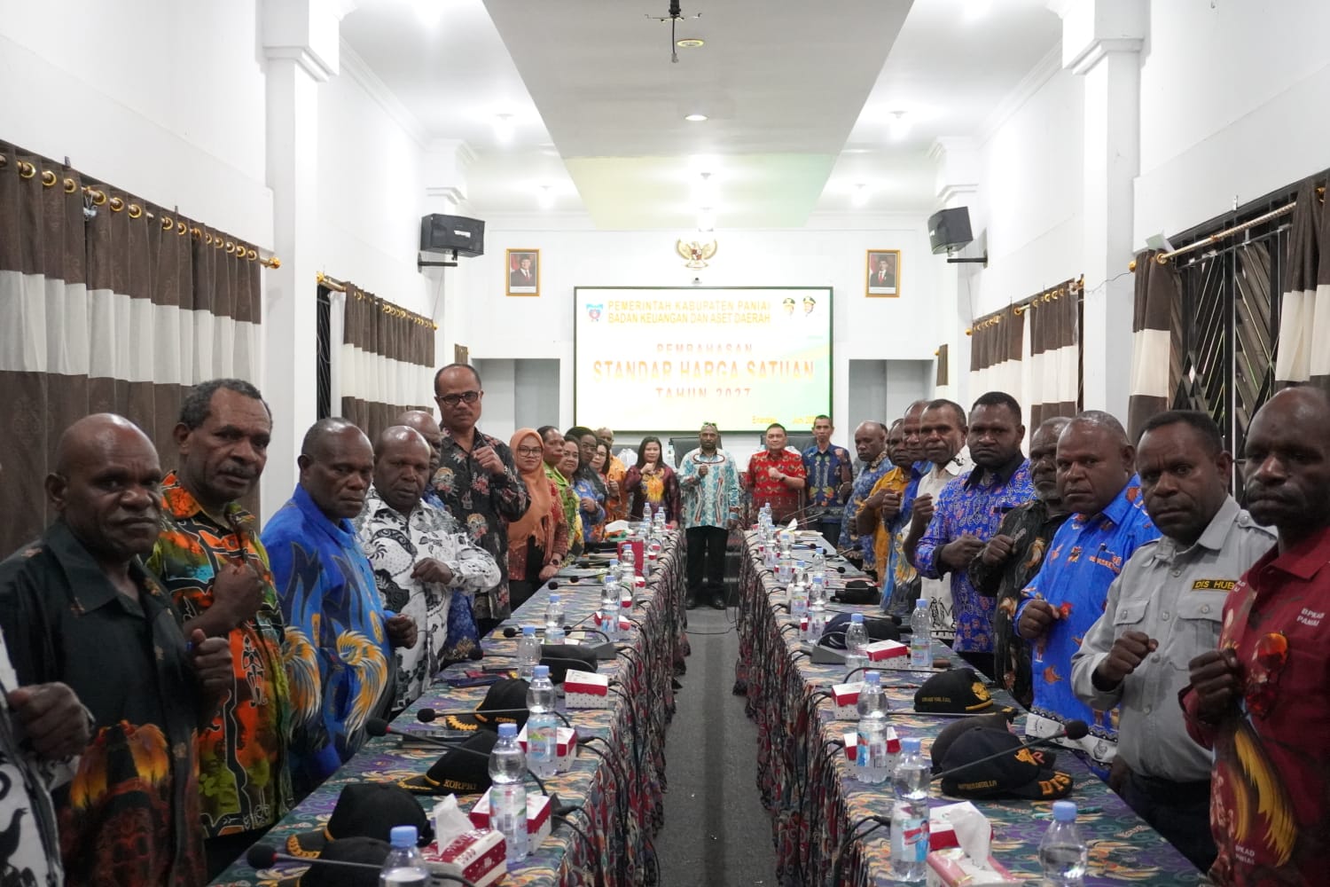 BKAD Kabupaten Paniai Gelar Pembahasan Awal Standar Harga Satuan Tahun 2027 Bersama Kepala OPD
