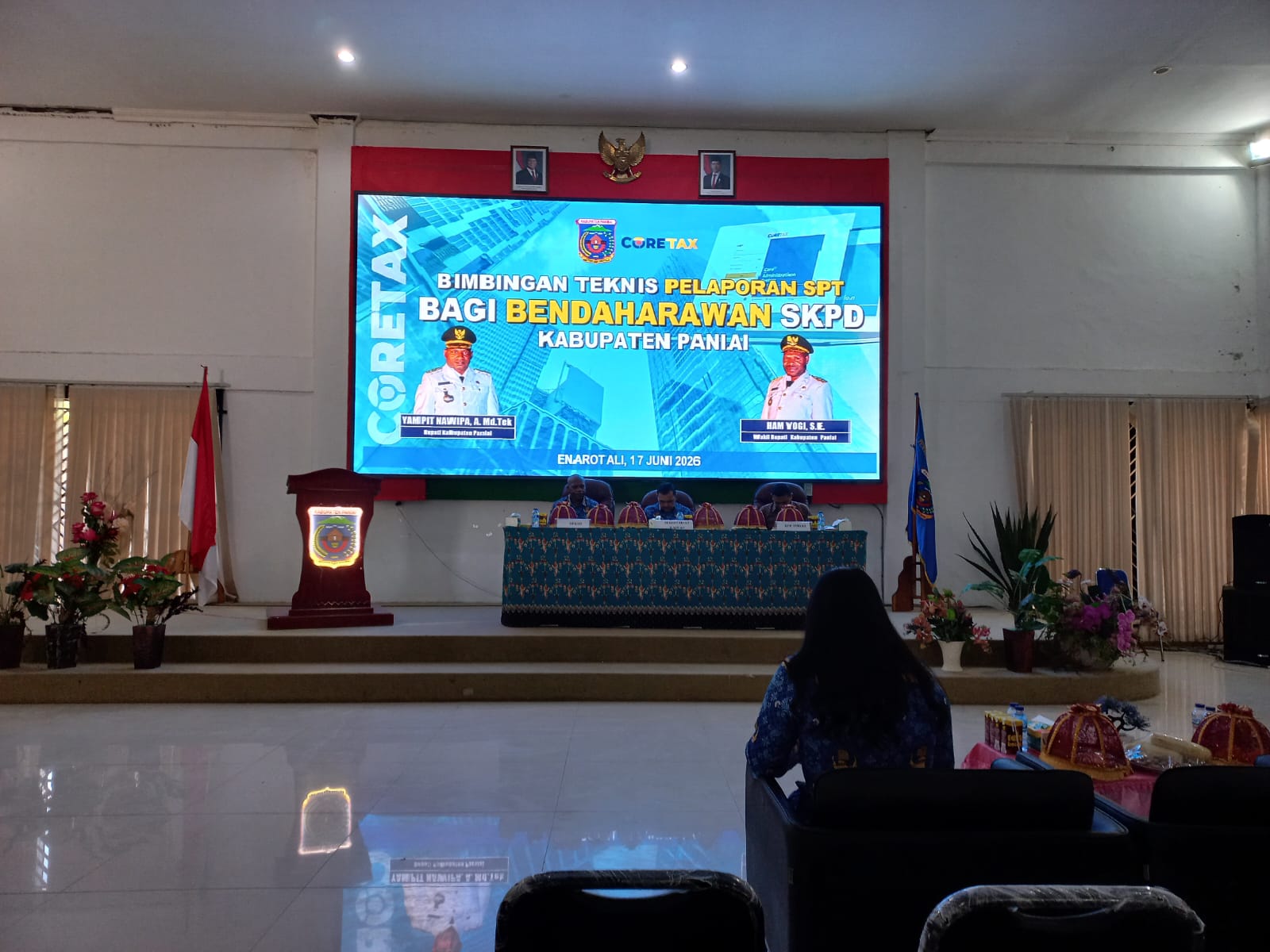 Bimbingan Teknis Pelaporan SPT bagi Bendahara SKPD Kabupaten Paniai Digelar di Enarotali